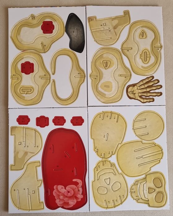 Две книги конструктори - "Човешкото тяло"  (нова) и "Ракета"