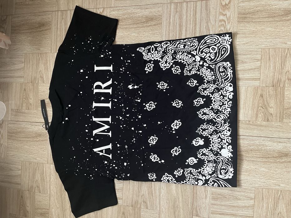tricou amiri negru