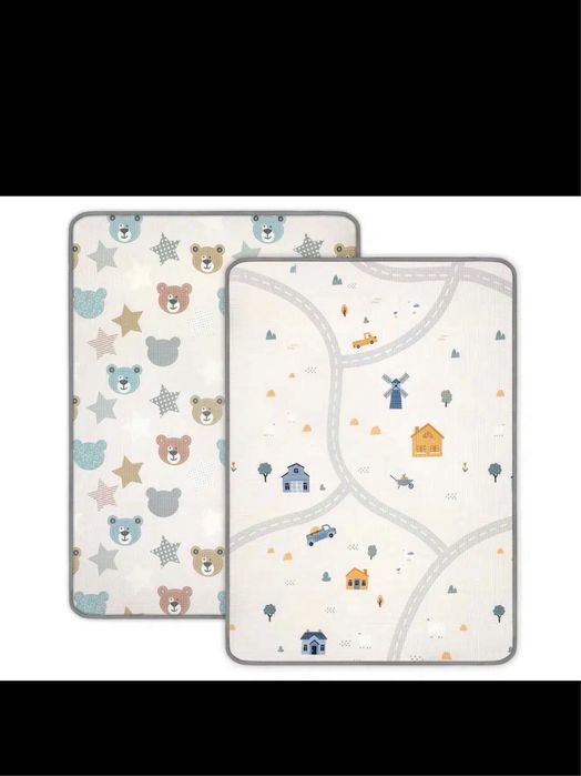 Нов двулицев детски килим за игра 120/180