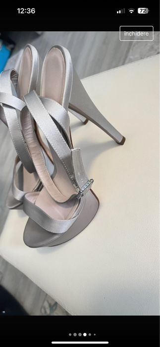 Sandale elegante cu toc