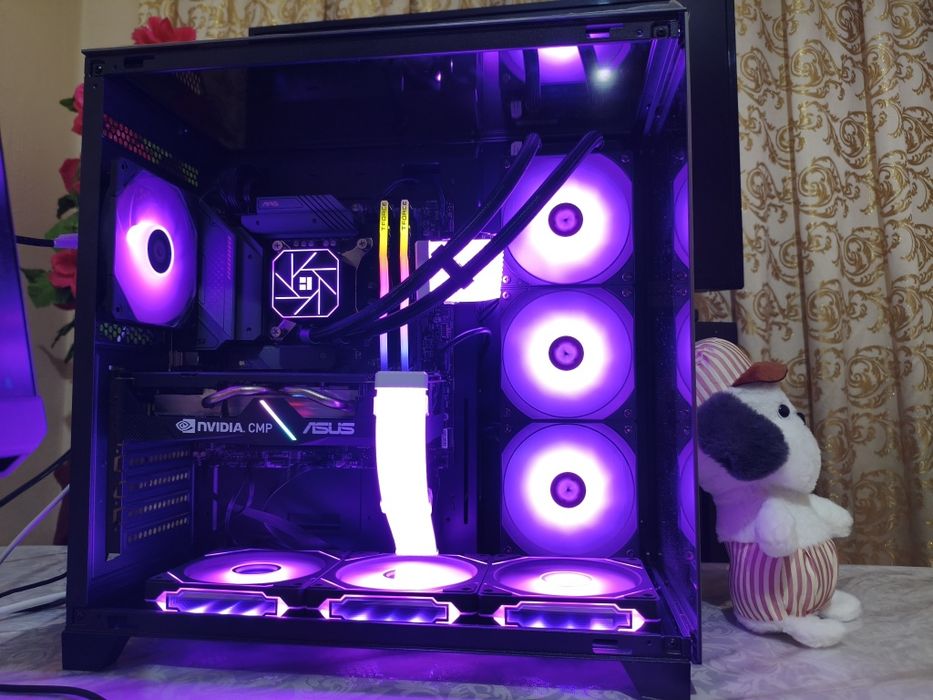 Игровой Компьютер! Панорамный аквариум! i5 12400+Rtx2060Super