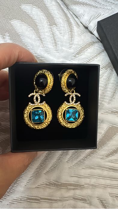 Шанель сотуар, брошь , серьги