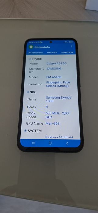 Samsung galaxy A54 5g