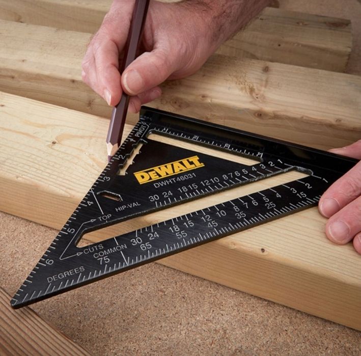 Измервателен триъгълник DeWALT 177x177x250 мм, DWHT46031