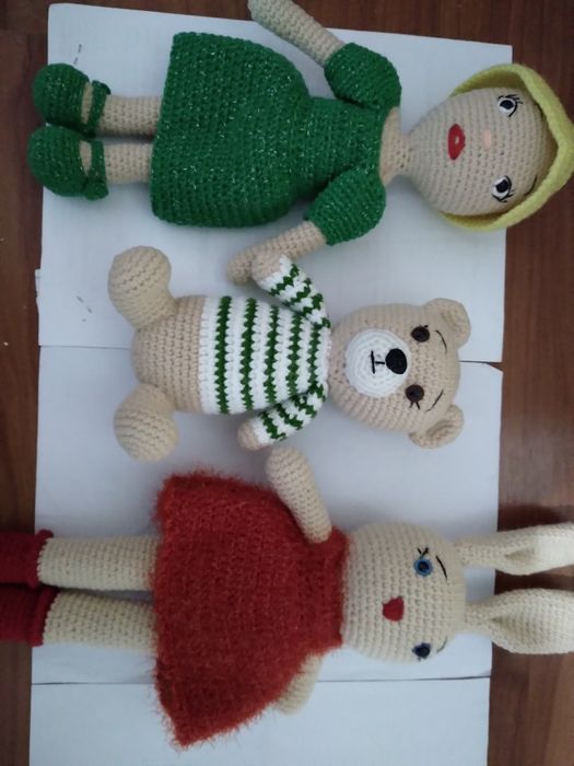 Papusi  amigurumi handmade bumbac