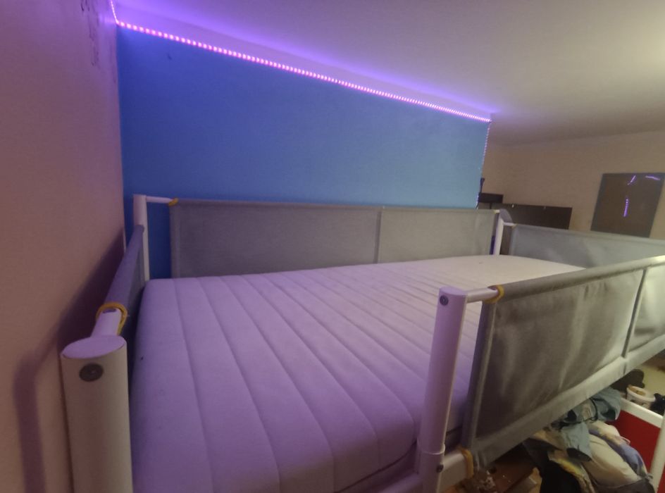 Легло на горен етаж икеа Vitval + матрак