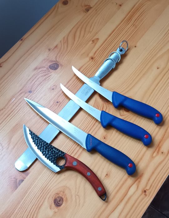 Set 4 Cutite Macelarie + Masat Profesional Germany