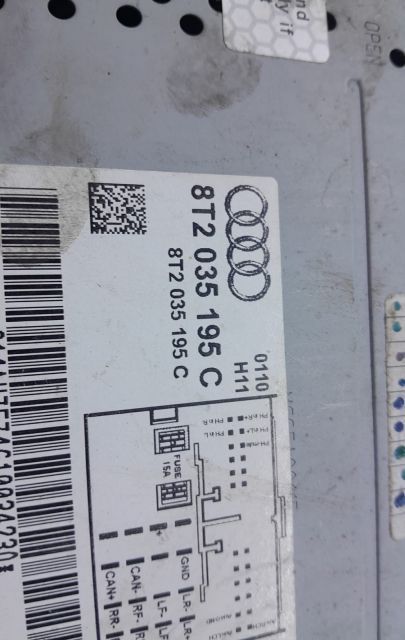 Radio CD player 8t2035195c Audi A4 B8/8K  [din 2007 pana  2011] seria