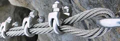 Зажим для канатный троса