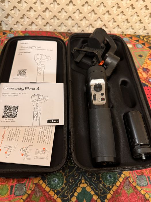 GoPro Hero 9 Black 5k+ gimbal Hohem iSteady Pro 4 + multe accesorii