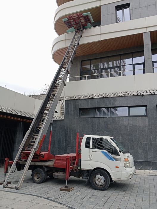 Автолифт/Avtolift/Mobilniy lift.Мобильный лифт 28 метр курили A-3 КРАН