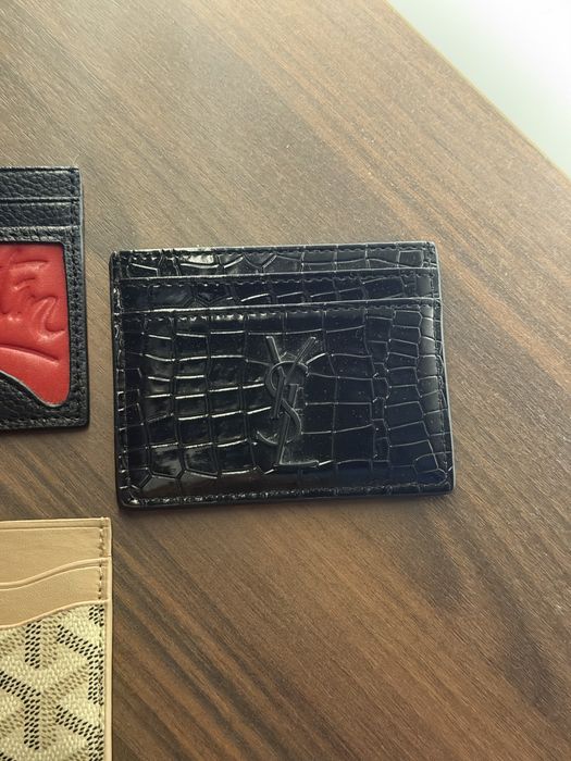 Портфейл кардхолдър картодържател на goyard louboutin yves saint laurent