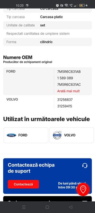 Filtre ( ulei+ filtru hidraulic cutie automată Ford)