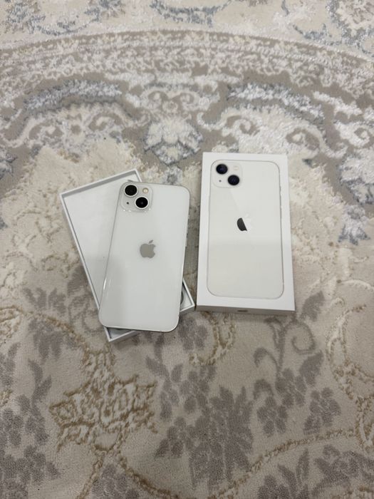 Iphone 13 128 ГБ Айфон 13 92 % АКБ с коробкой ВСЕ РАБОТАЕТ АСТАНА