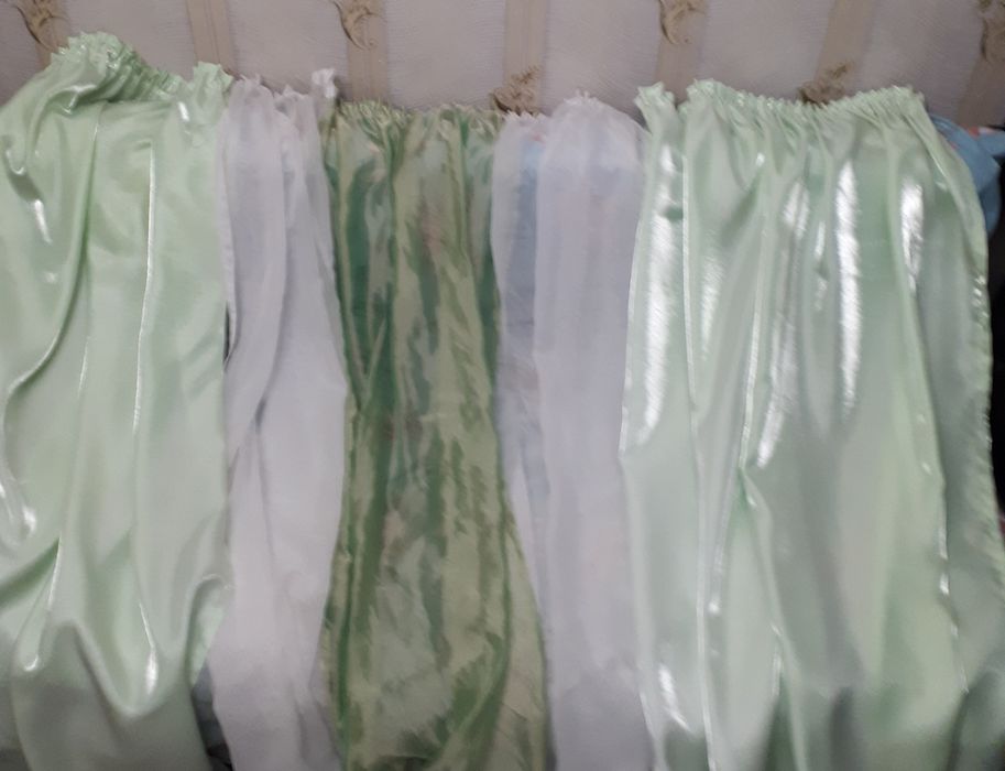 Шторы теневые и тюль на 2 окна