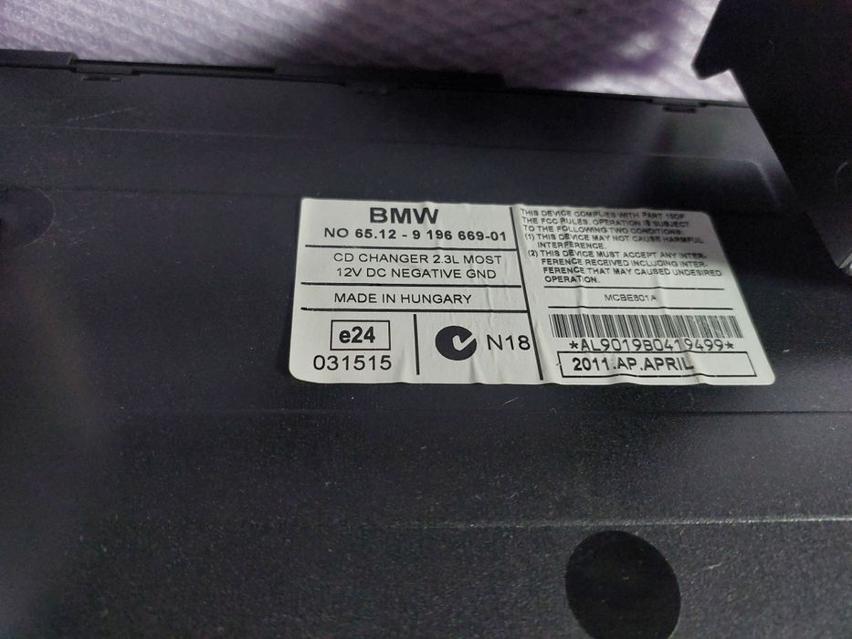 Magazie CD BMW E81 E82 E87 E88 E90 E91 E92 E93 E84 Cod 9196669