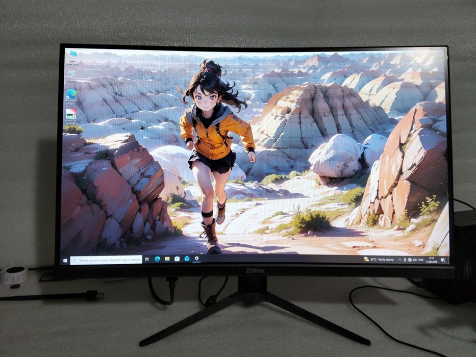 Manitor Ziffler 27 Curved 200Hz IPS yangi