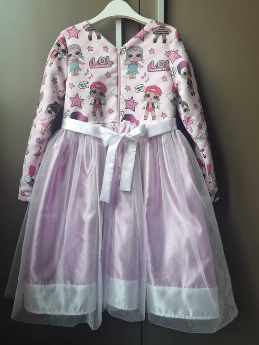 Официална детска рокля L.O.L. Surprise / 128 - 7 год/ перфектно с-яние