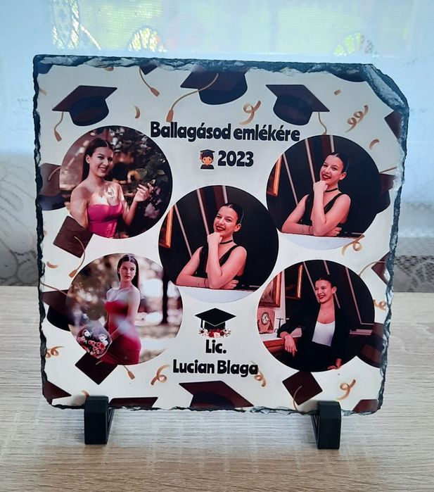 Cadou personalizat: cana, piatra, canvas, ceas, toca