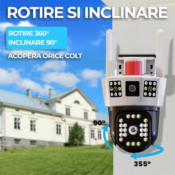 Тройна Wi-Fi камера за наблюдение с LunariSo аларма / SMK025 /