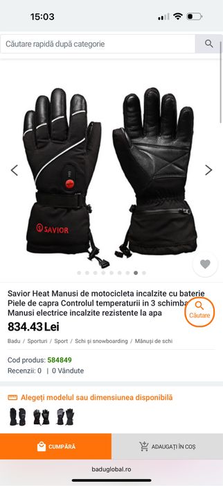 Vand manusi moto incalzite Savior noi
