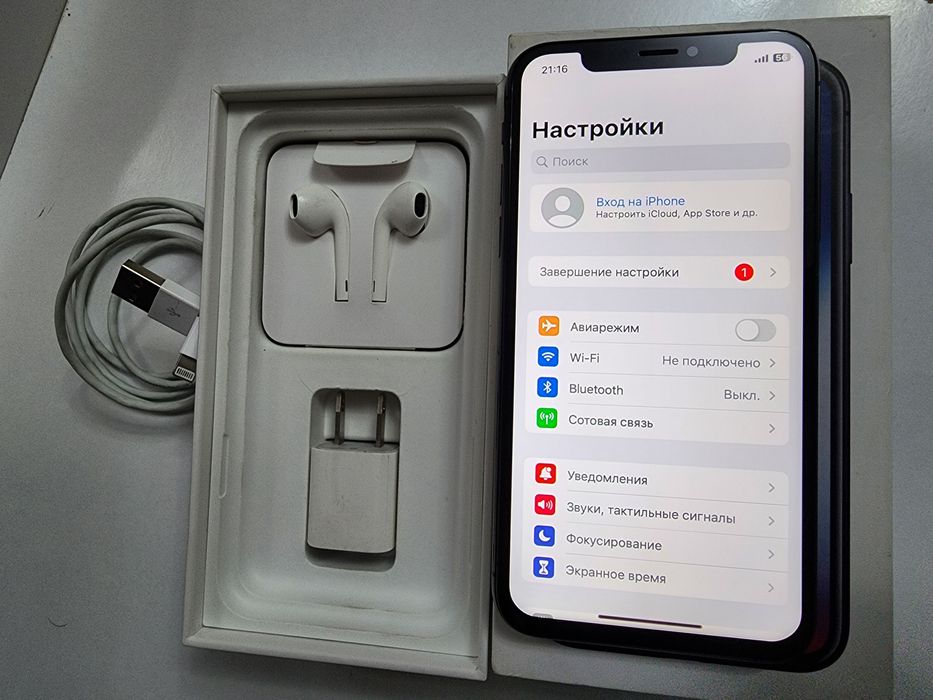 Iphone X LL/A 64ГБ Акк 100% Как Новый Кароба Дк Фулл