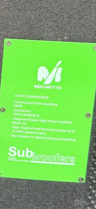 Subwoofers[MACHETE]