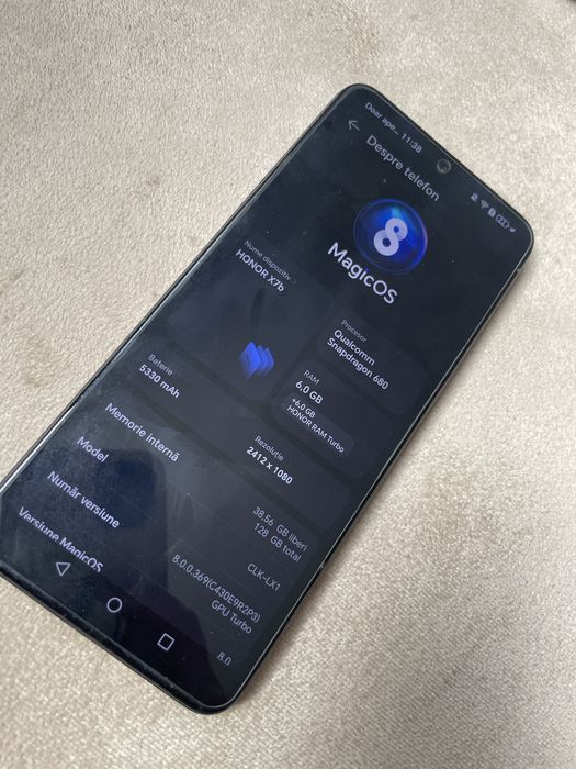 Honor X7B in stare foarte buna, fara zgarieturi