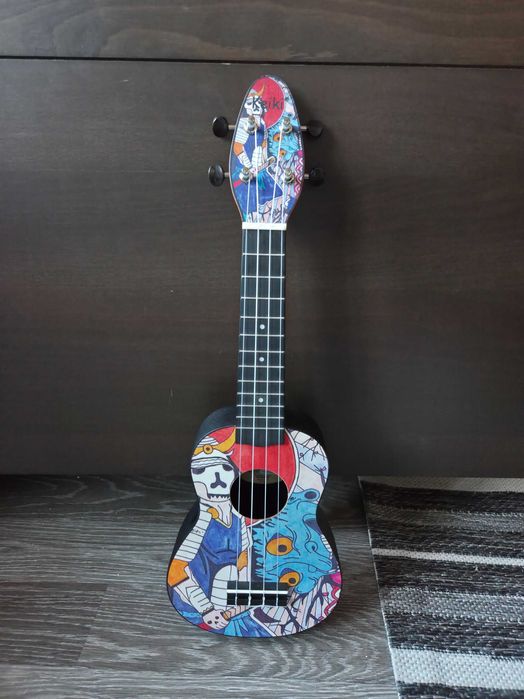 Комплект сопрано укулеле KEIKI K2 серия - Agathis / ABS Samurai.