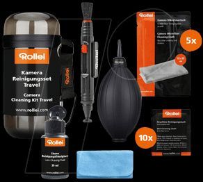 комплект за почистване на обективи и фотоапарати Rollei,нов, немски