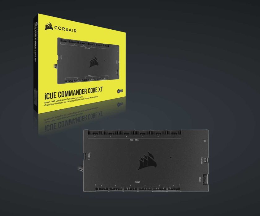 Corsair RGB 18 FANs controler iCUE Commander CORE XT НОВ