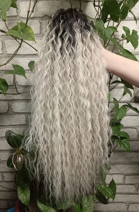 Афро хвосты на крабиках.