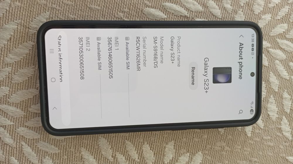 Samsung S23 plus  512GB