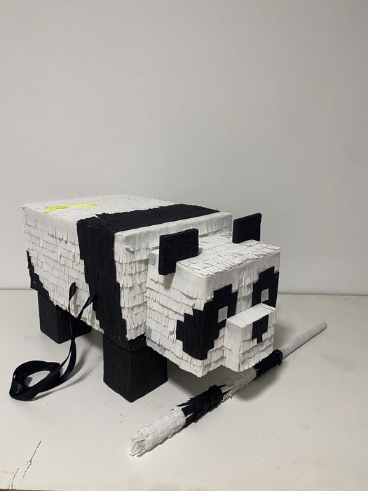 Пиньята панда из майнкрафт