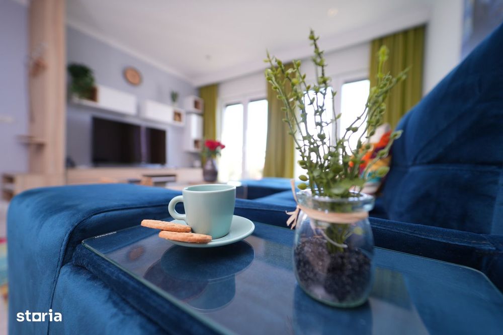 Apartament cu 2 camere, balcon și terasă