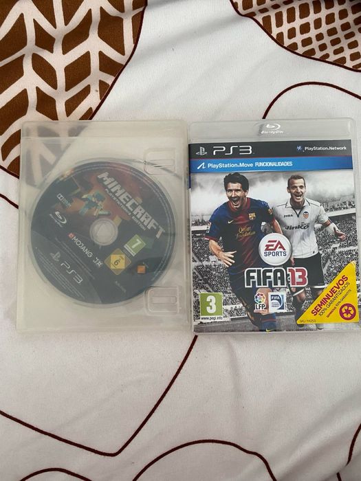 Vând jocuri ps3 FiFa=30 minecraft=90