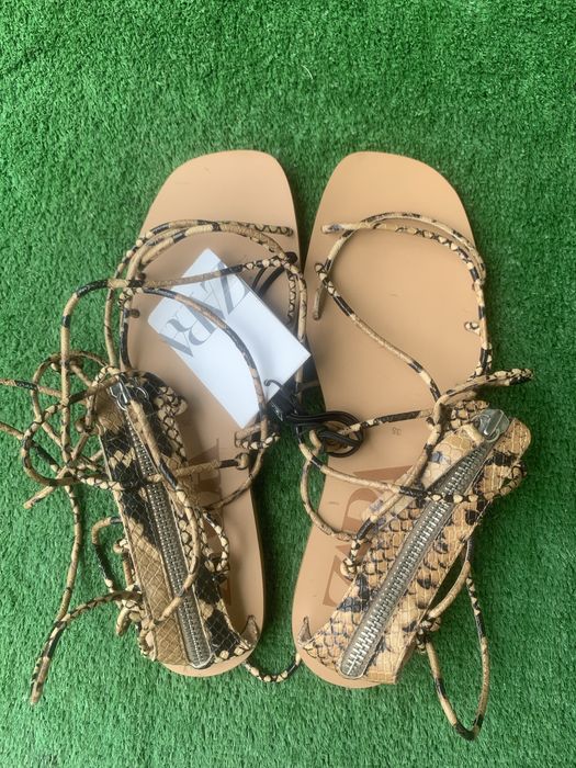 Sandale joase legate Zara noi 35-36