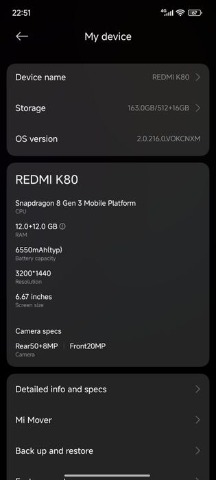 Новый! Redmi K80 5G