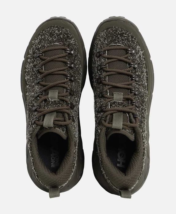 HOKA Tor Summit зимни обувки с подплата. Размер 42,5 Цвят хаки (зелен)