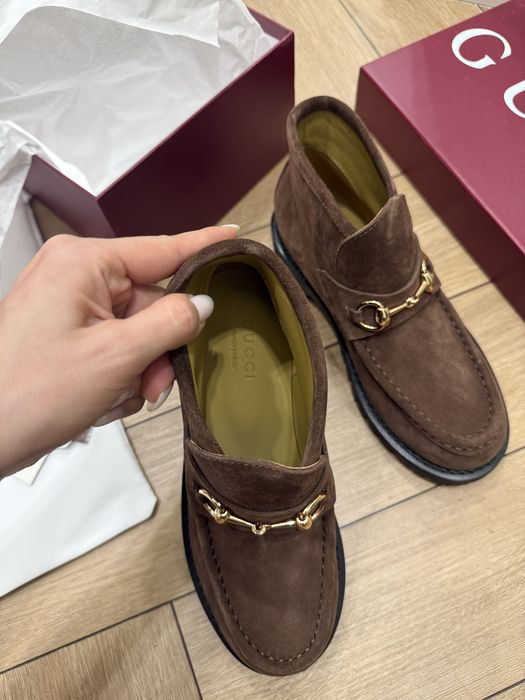 Ботинки Gucci замша