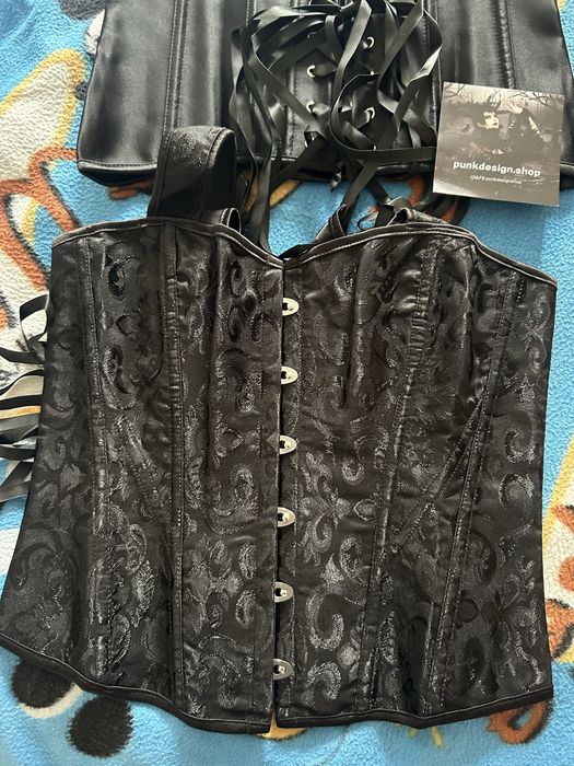 2 черни корсета от  punkdesign