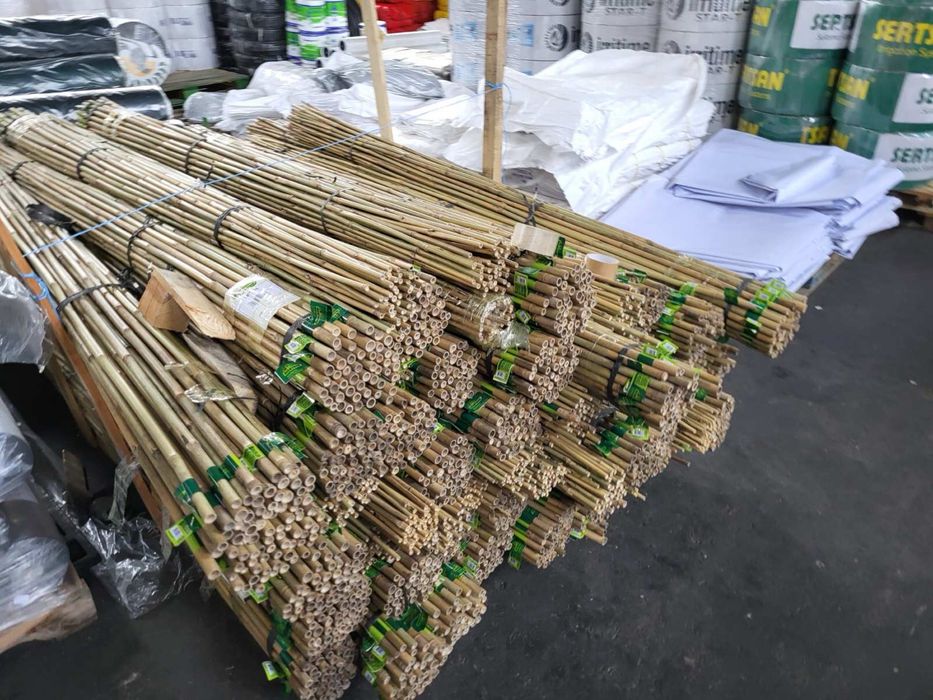 Колчета за укрепване на домати от БАМБУК - естествени