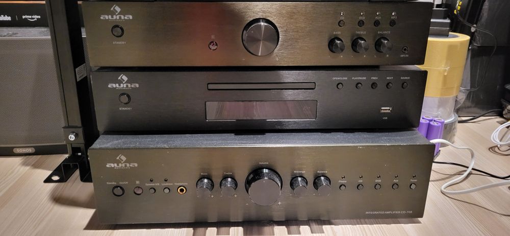 Amplificator stereo Auna,cd player Auna