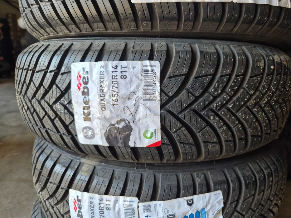 4 Anvelope VARA IARNA 4Sezoane M+S - 165/70/14 - KLEBER Quadraxer - NOU - DOT 2023 !