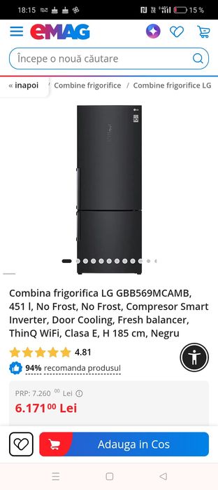 Frigider/Congelator LG