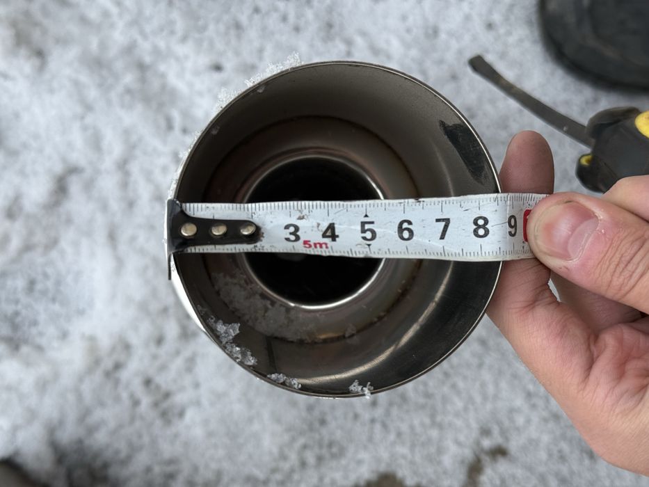 Прямоточная выхлопная труба (глушитель)