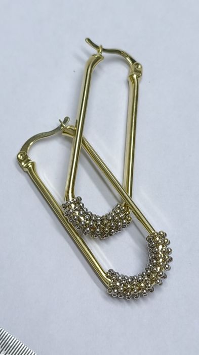Серьги из жёлтого золота