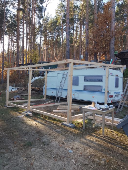 Изработка на навеси за каравани