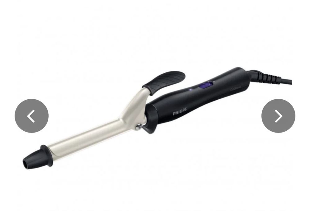 Маша за коса Philips BHB862/00, Керамично покритие, 200 C, 16 мм, Чере