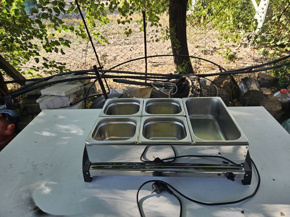 Топло Бен Мари със сух нагревател отдолу със 2бр. гастронорм 1/2-15см.